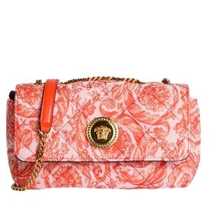 Versace La Medusa baroque Barocco logo monogram leather crossbody bag NEW